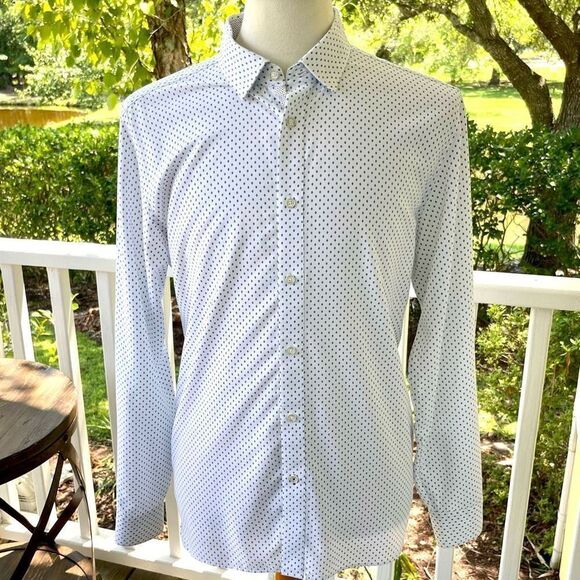 Ted Baker London Long Sleeve Button Front Shirt. Size 6/US. XL - Picture 1 of 9